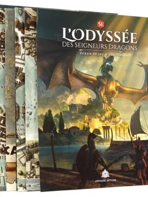 5E - L'Odyssée des Seigneurs Dragons : L'écran et les cartes