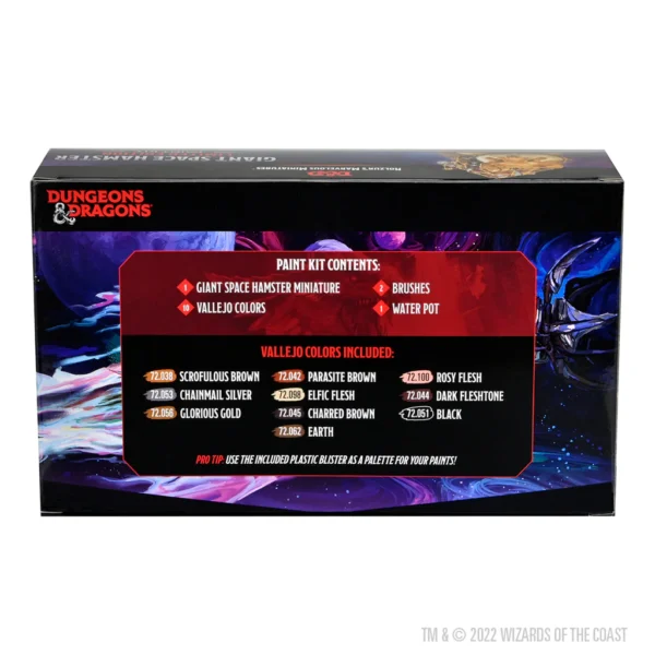D&D - Paint Kit Limited Edition : Giant Space Hamster – Image 3