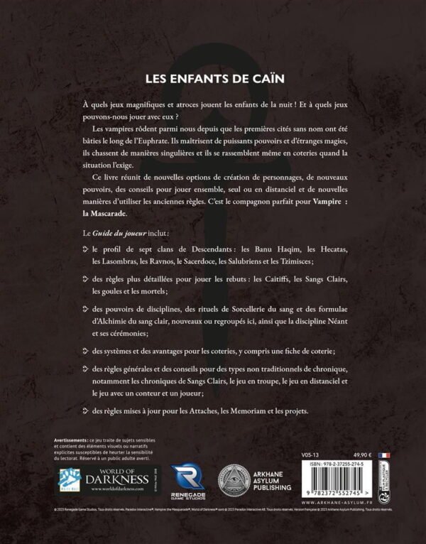 Vampire La Mascarade - Le Guide du Joueur – Image 5
