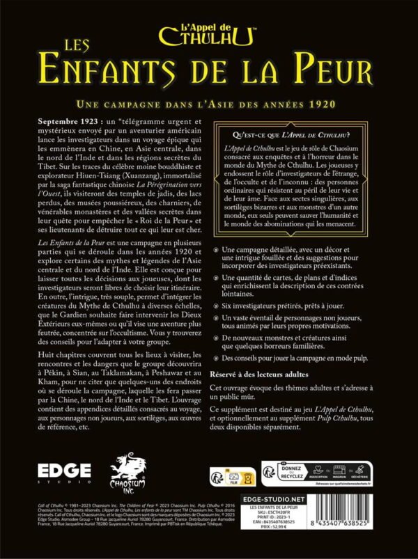 L'Appel de Cthulhu - Les enfants de la peur – Image 4