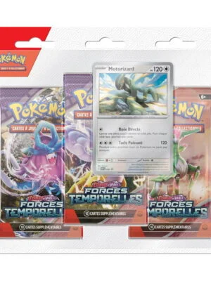 Pokemon Tripack EV05 - Forces Temporelles – Motorizard - FR