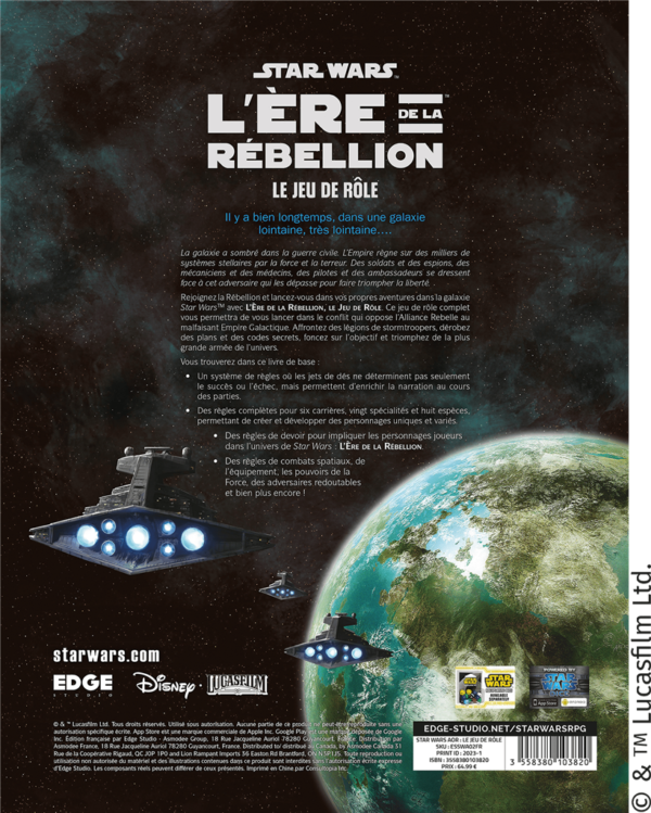Star Wars – L'Ère de la Rébellion : Livre de règles – Image 4