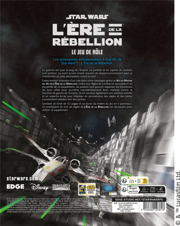 Star Wars - L'Ère de la Rébellion : Le kit du maitre de jeu – Image 4