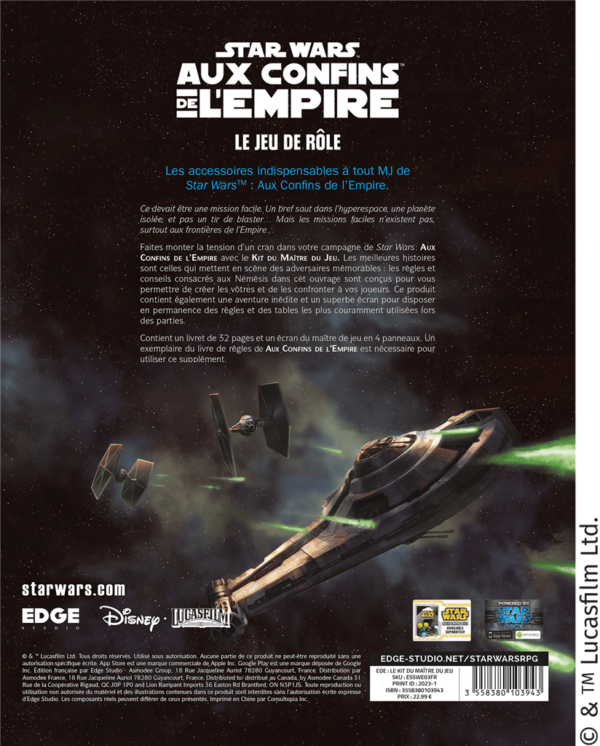 Star Wars - Aux Confins de l'Empire : Le kit du maitre de jeu – Image 5