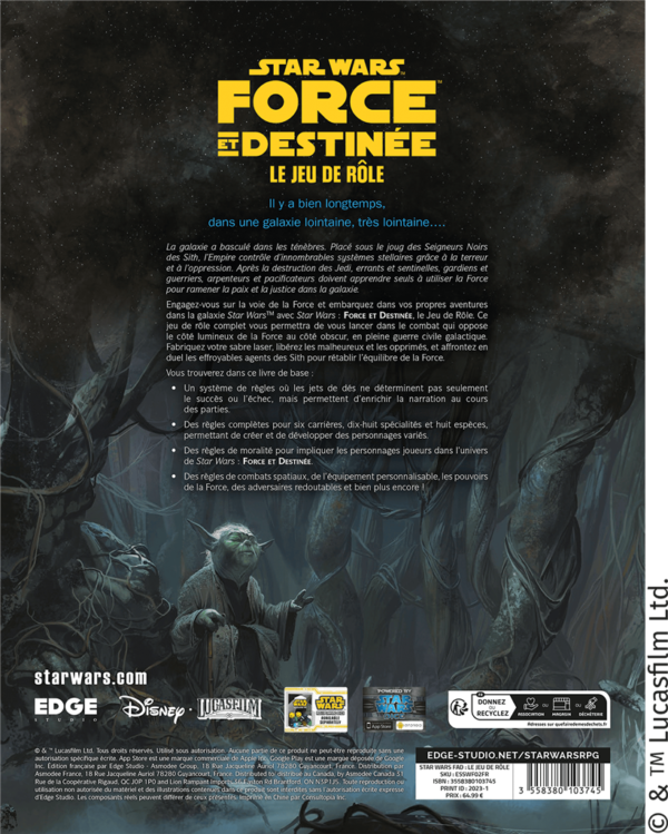 Star Wars – Force et Destinée : Livre de règles – Image 4