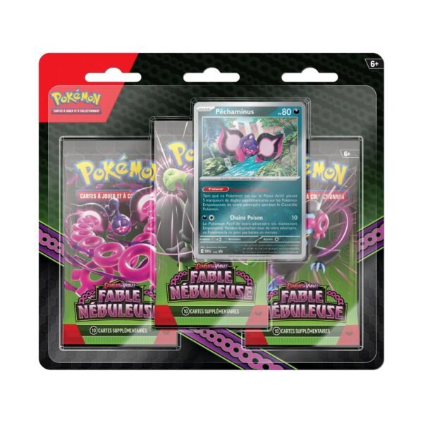 Pokémon EV6.5 - Tripack Fable Nébuleuse (Pêchaminus) - FR